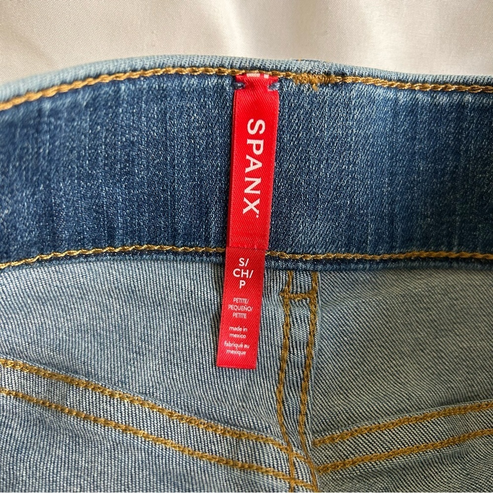 Spanx Seamed Front Wide Leg Jean small petite - Picture 12 of 15